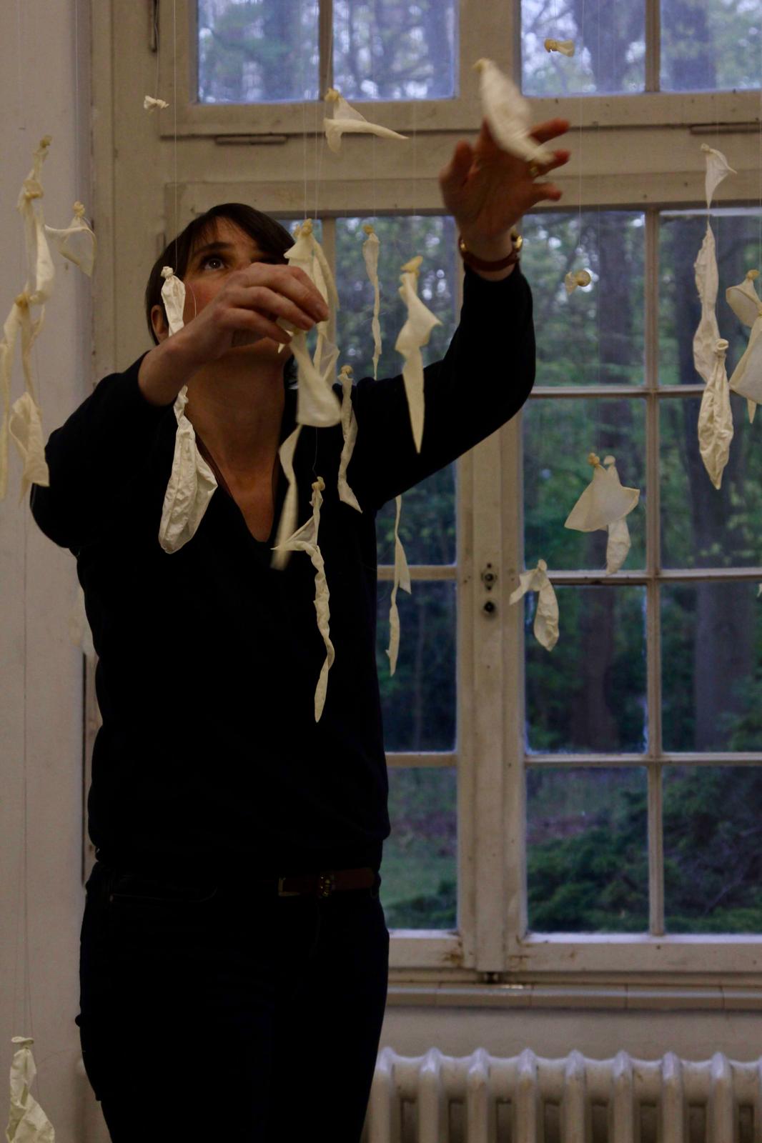 Sylvie à l'atelier